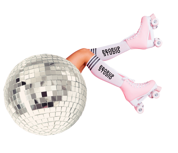 PropUp Studio Roller Skate Disco Ball