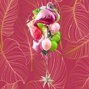 Flamingo Balloon Bouquet – Cocktail