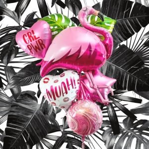 Flamingo Balloon Bouquet – Latex Free