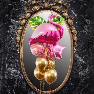 Flamingo Balloon Bouquet – Tinsel