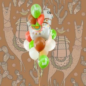 Llama Balloon Bouquet – Mama