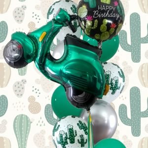 Scooter Balloon Bouquet – Latte