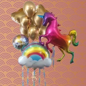 Unicorn Balloon Bouquet – Electra