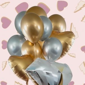 Engagement Ring Balloon Bouquet – Eternity