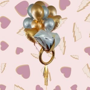 Engagement Ring Balloon Bouquet – Eternity