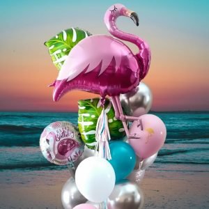 Flamingo Balloon Bouquet – Flamingo Set
